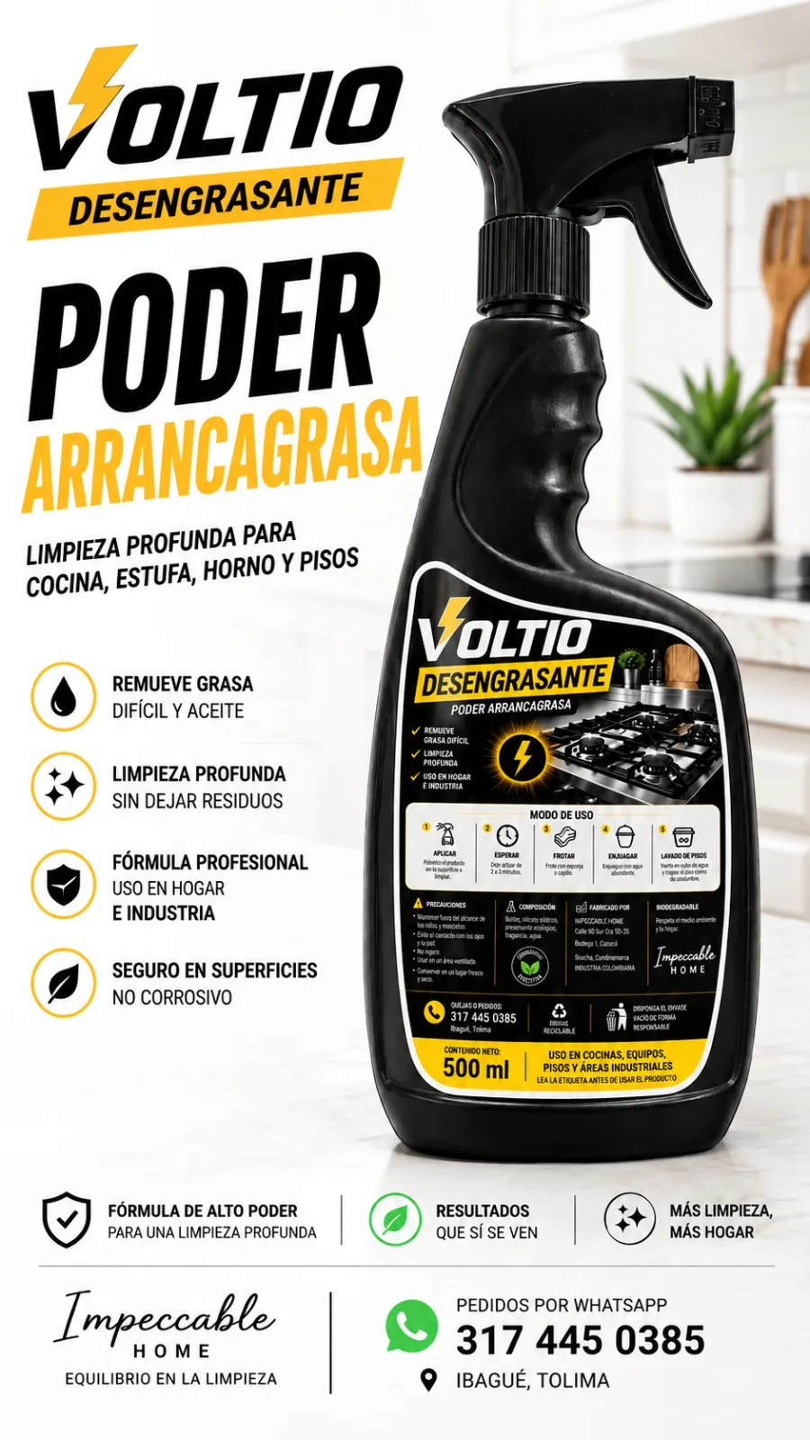 Voltio Desengrasante