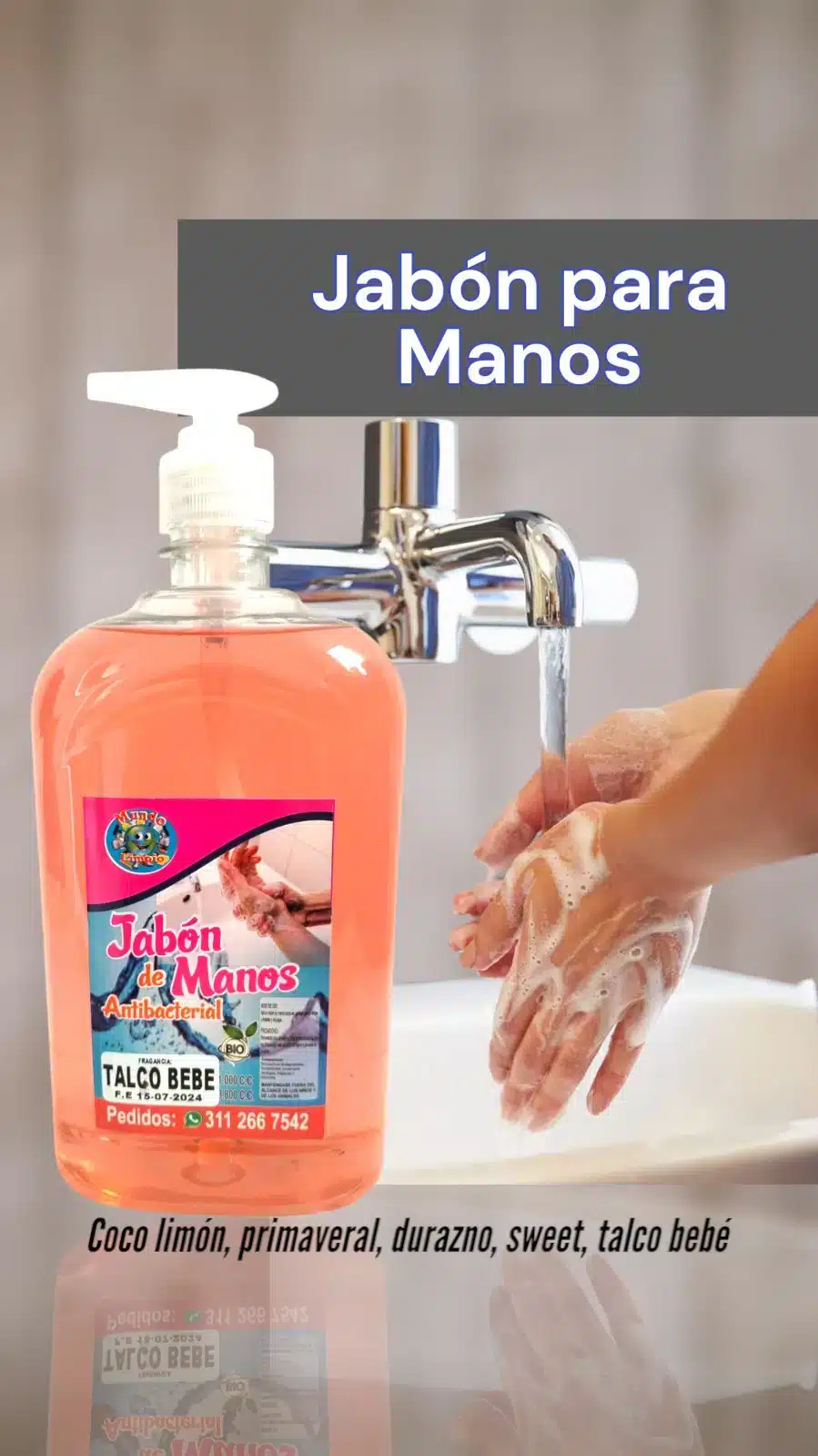 Jabón para manos